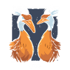 Deux oiseaux étranges