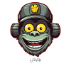 Funky, funny, friendly monkey