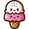 Ice two scoops