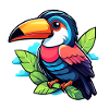 Toucan Bird Illustration