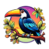 Toucan Bird Illustration