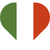 Italy heart flag