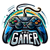Pro Gamer - Controller Illustration