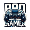 Pro Gamer - Controller Illustration