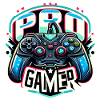 Pro Gamer - Controller Illustration