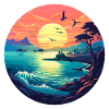Sunset beach