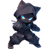 Ninja Kawaii Cat