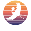 Crane Contour Sunset Nature Fan