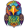 Bunter Adler