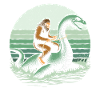Bigfoot Rides Loch Ness