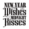 New Year Wishes Midnight Kisses