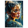 Abstrait Fille Triste Gens Malheureux