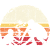 Sunset Silhouette: Family Planting Tree