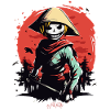 Slender Rice Farmer Zombie Samurai