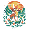 A fox in the field