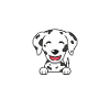 Hund Dalmatiner