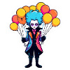 Clown Drawing