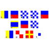 kenne den Kurs im Flaggenalphabet