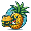 Ananas burger