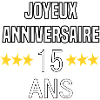 Joyeux Anniversaire 15 Ans
