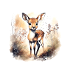 Aquarelle fauve