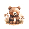 Aquarelle d’ours