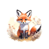 Aquarelle de renard