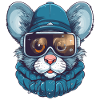 Maus Skibrille Sonnenbrille