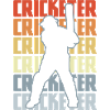 Retro Cricket Player