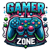 Gamer Zone - Controller Illustration
