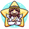 Cute Jesus Meditating