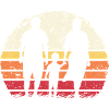 Family Silhouette at Sunset