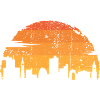 Sunset City Silhouette