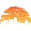 Sunset Skyline Silhouette