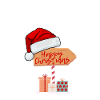 Signe sucré « Joyeux Noël »