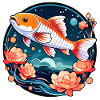 Koi Carp Drawing