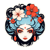 Geisha Illustration