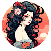 Geisha Illustration