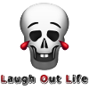 Laugh Out Life - LOL Skull