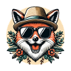 Stylish fox