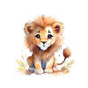 Aquarelle Lion