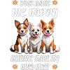 Dogs make me happy...