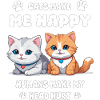 Cats make me happy...