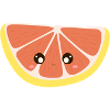 kawaii grapefruit