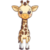 Girafe mignonne