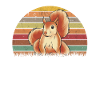 Eichhörnchen Retro Squirrel
