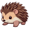 Mignon animal hérisson
