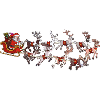 Santa Claus On His Sleigh