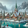Scandinavian Christmas Village