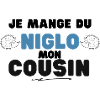 Niglo Cousin Motif Contrasté